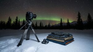 how to photograph northern lights