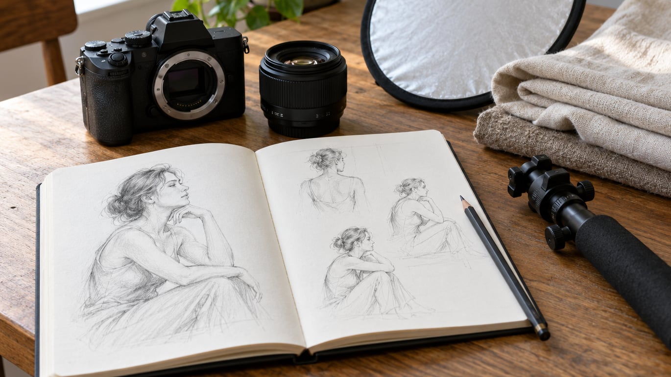 how to pose women for portraits