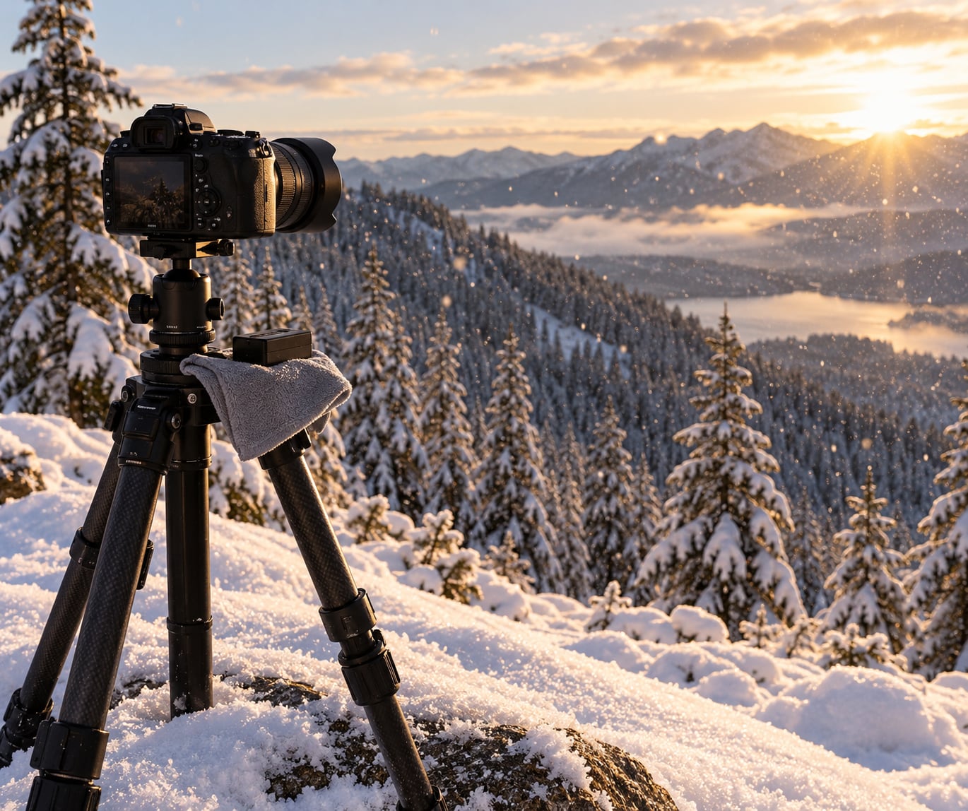 how to photograph snow