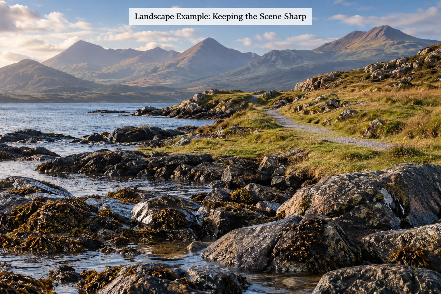 Landscape Example: Keeping the Scene Sharp