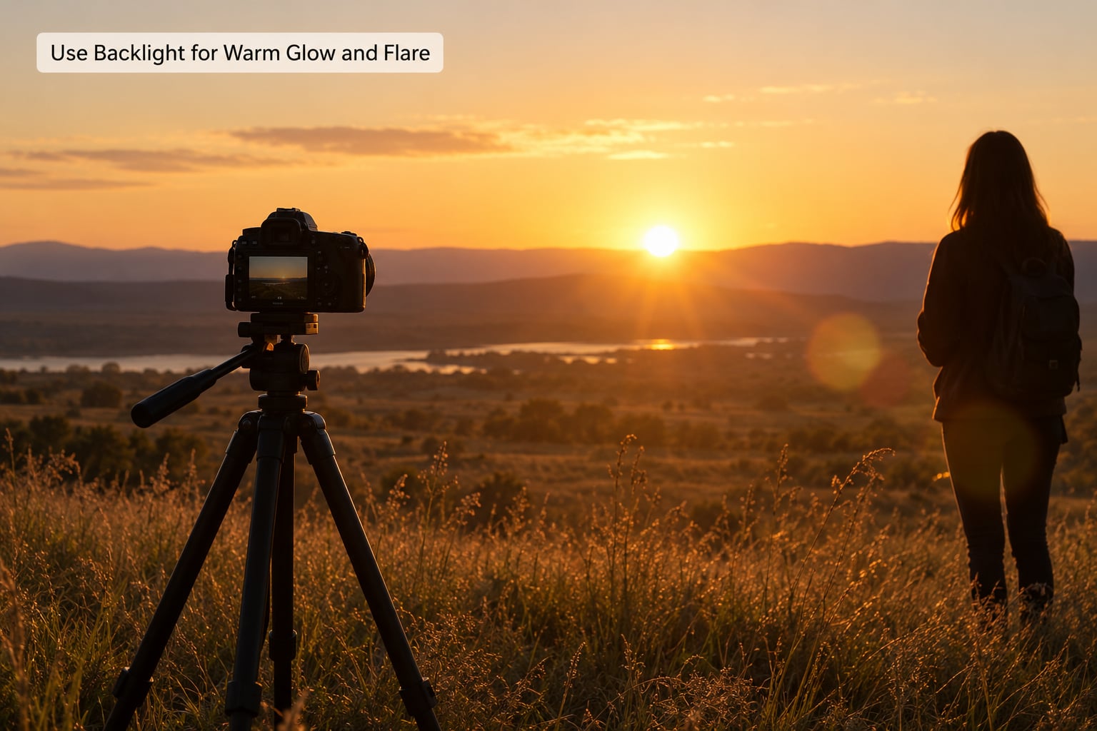 Use Backlight for Warm Glow and Flare