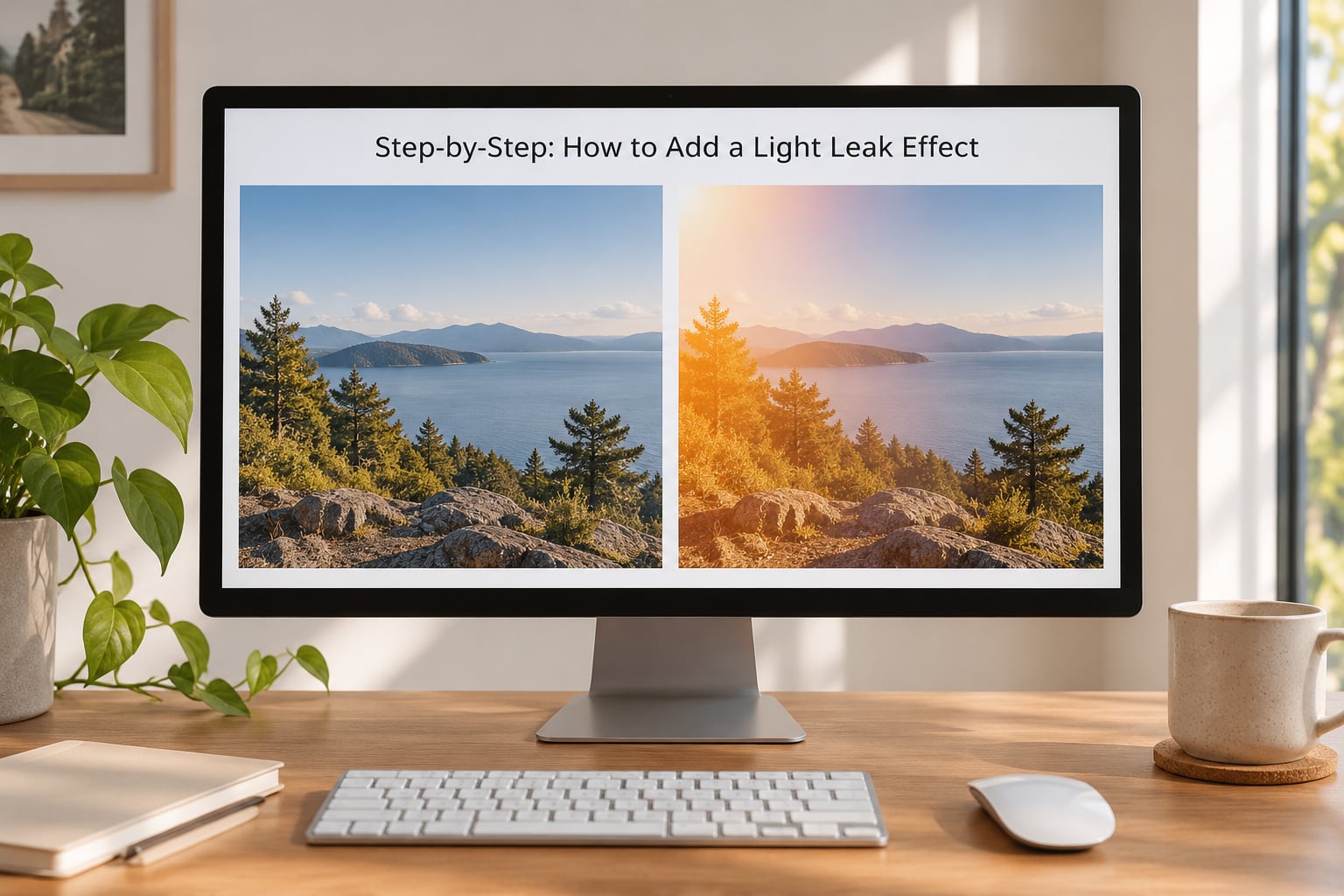 Step-by-Step: How to Add a Light Leak Effect