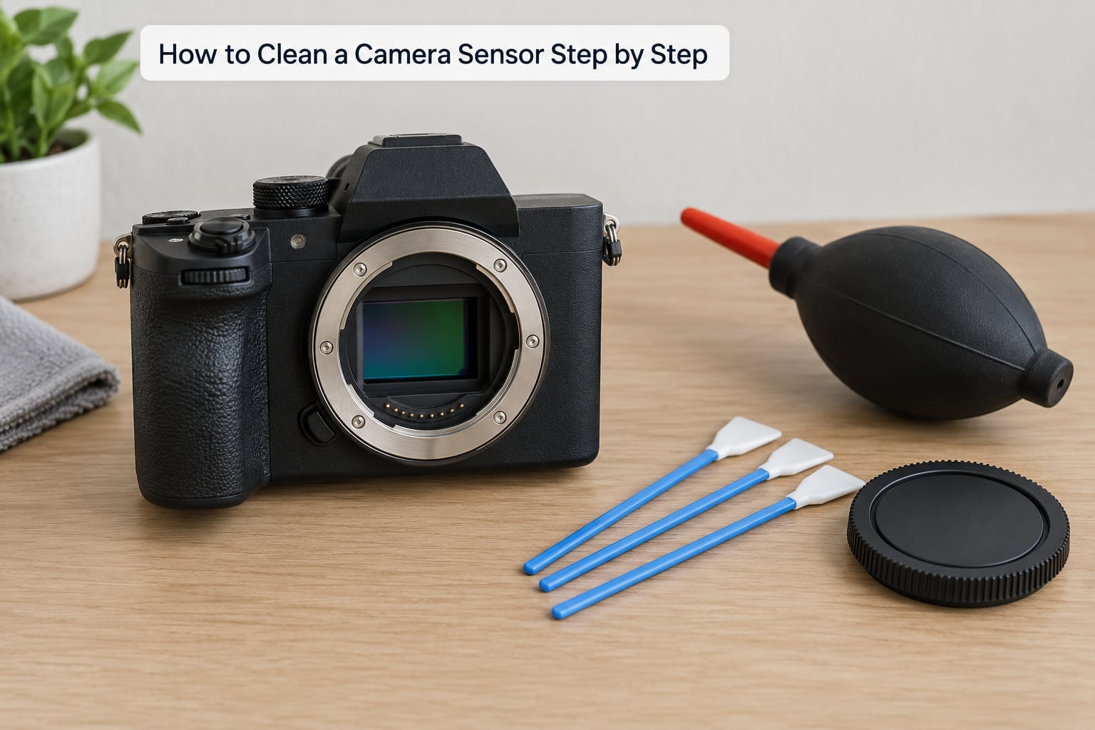 How to Clean a Camera Sensor Step by Step