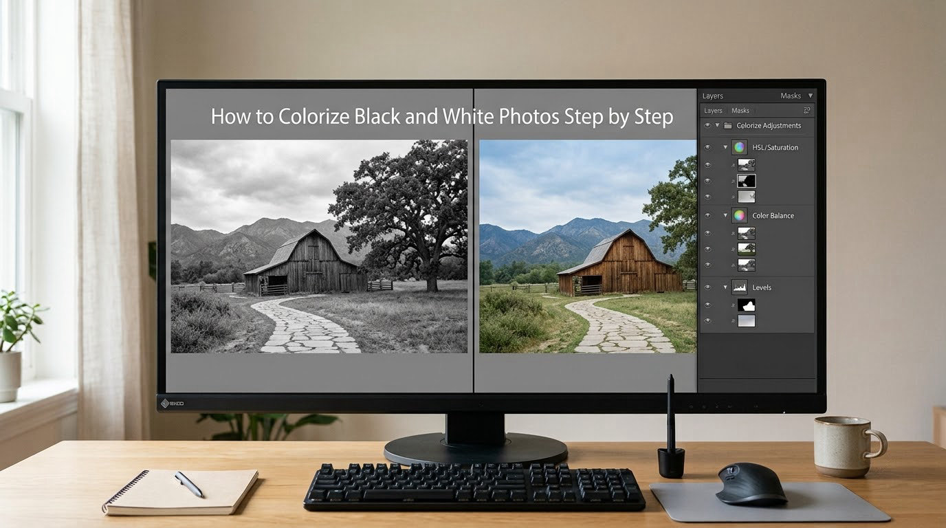 How to Colorize Black and White Photos Step by Step