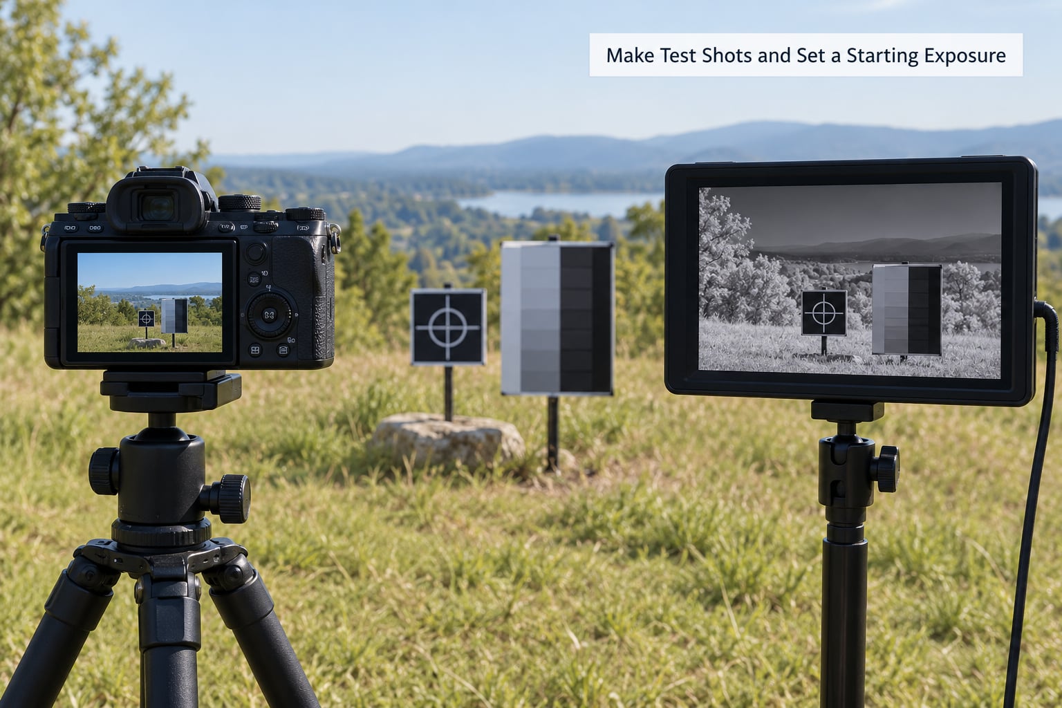Make Test Shots and Set a Starting Exposure