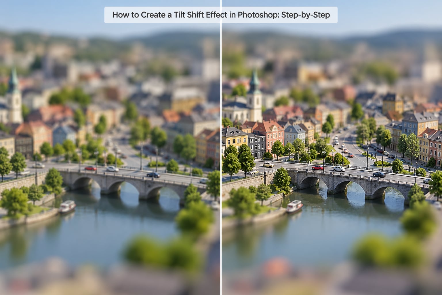How to Create a Tilt Shift Effect in Photoshop: Step-by-Step