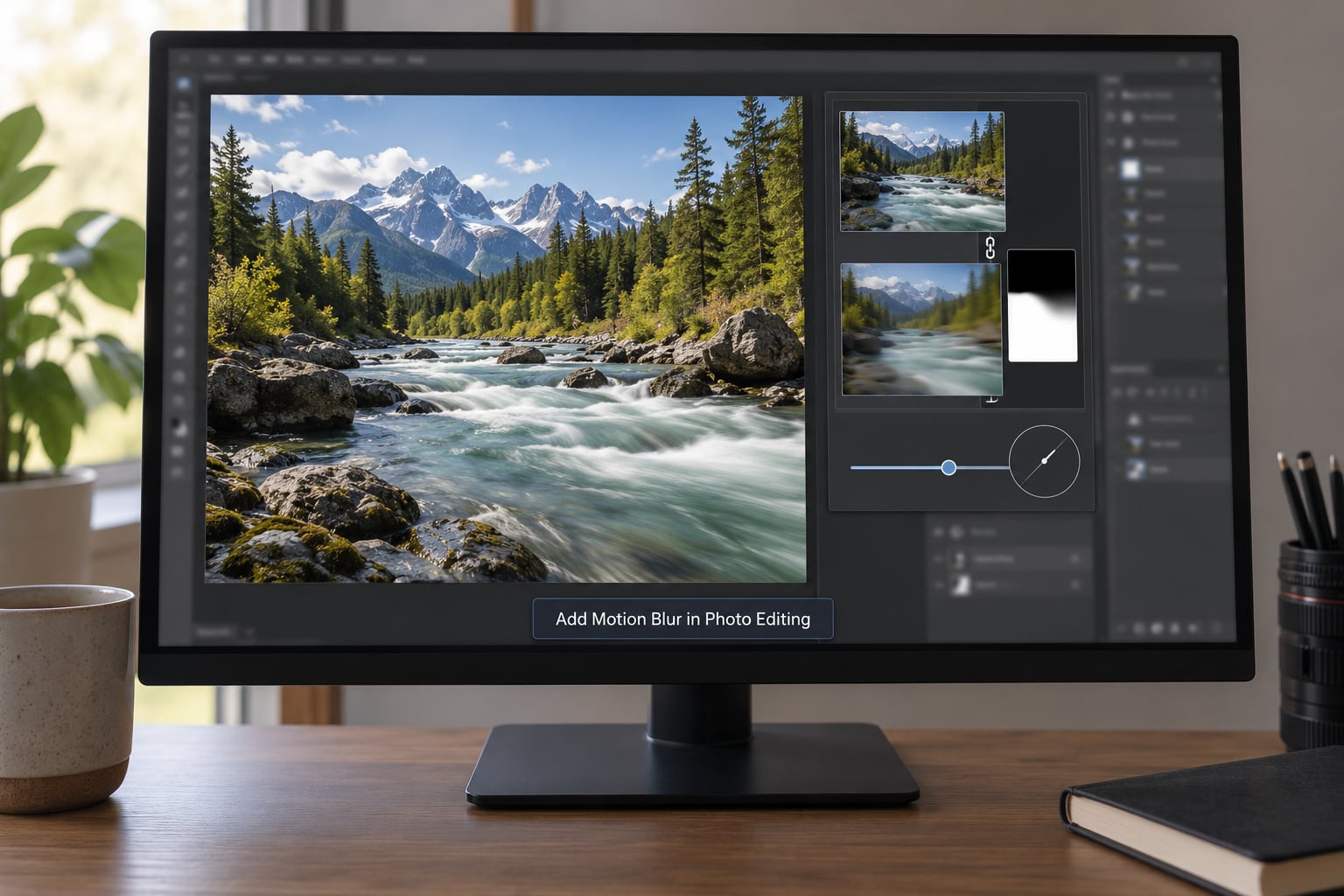 Add Motion Blur in Photo Editing