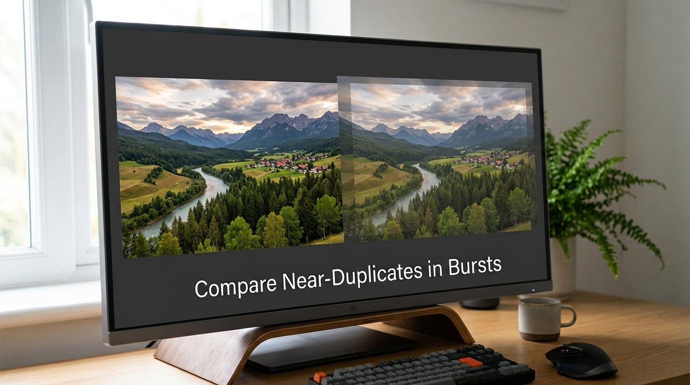 Compare Near-Duplicates in Bursts