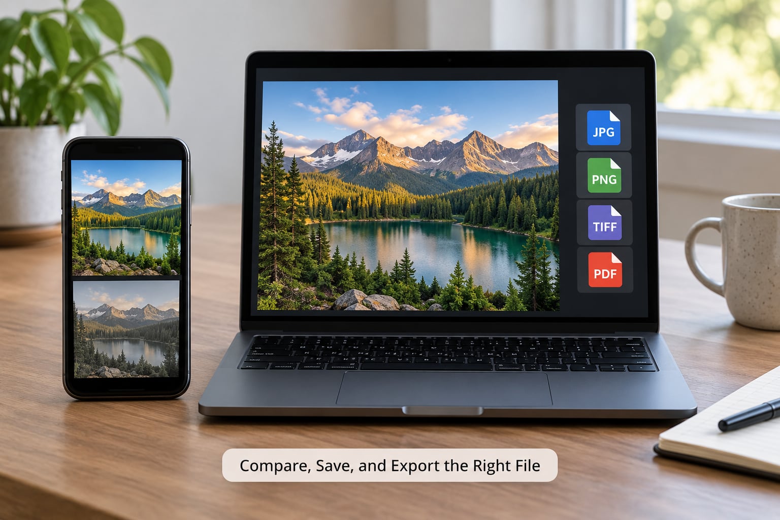 Compare, Save, and Export the Right File