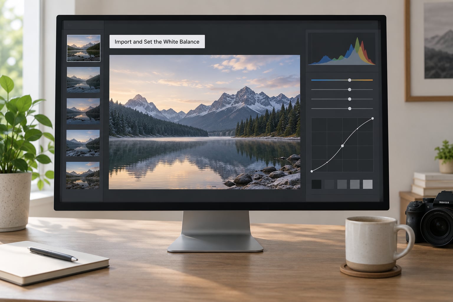 Import and Set the White Balance