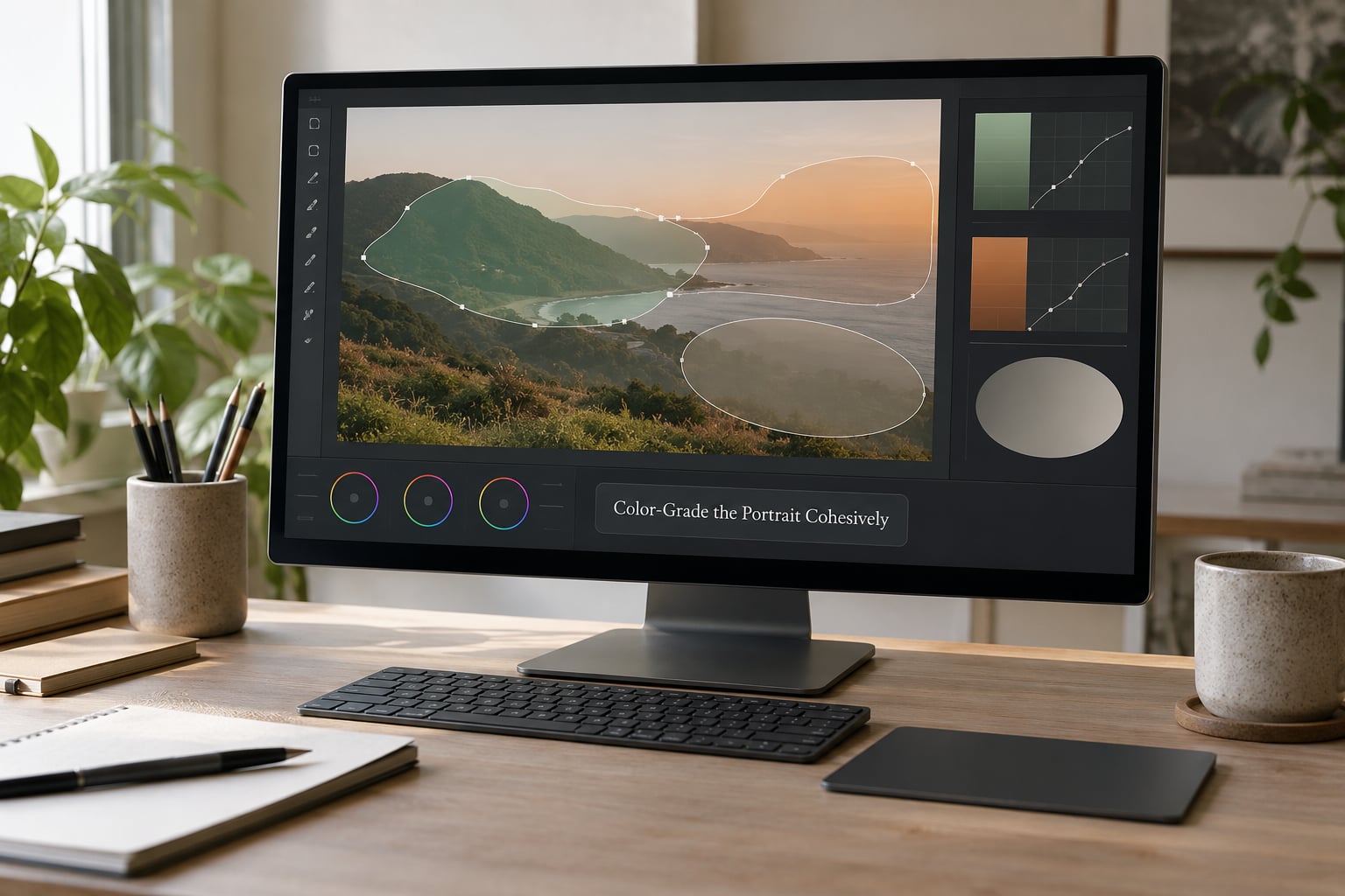 Color-Grade the Portrait Cohesively