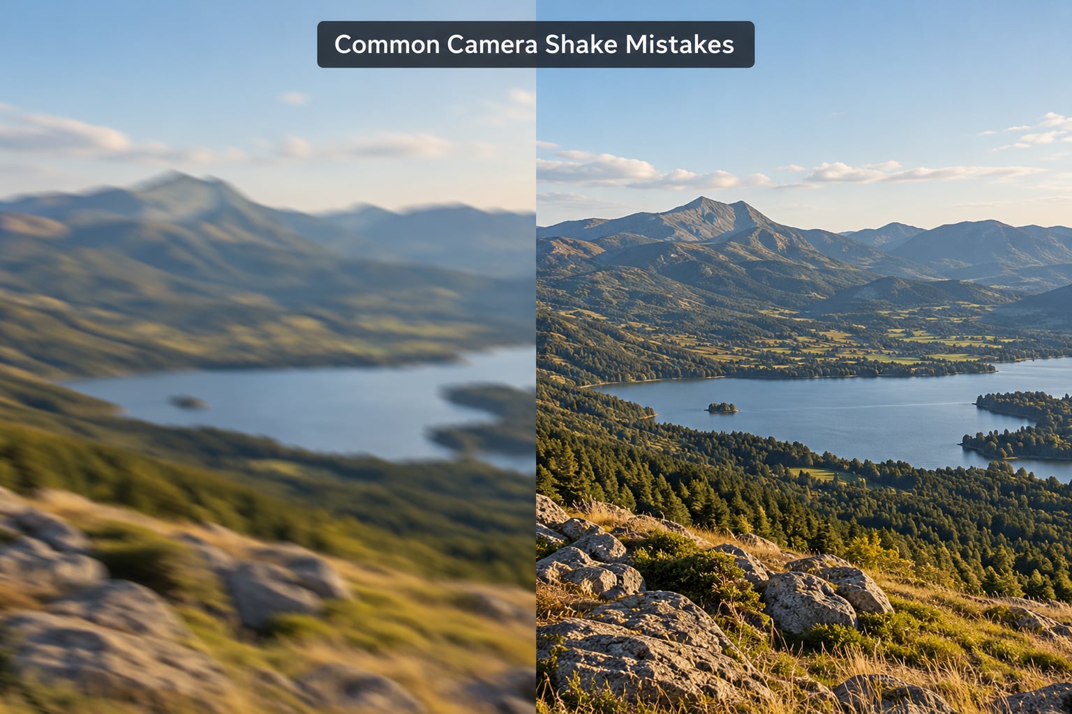 Common Camera Shake Mistakes
