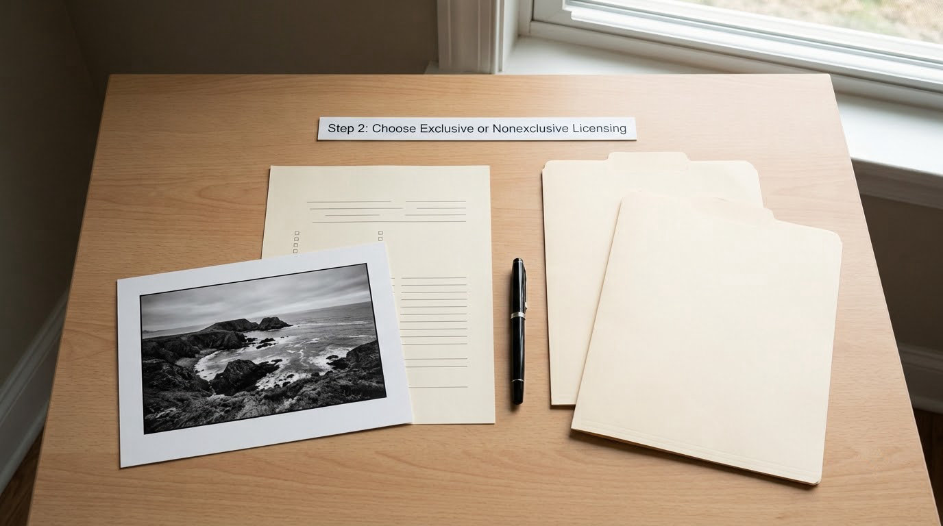 Step 2: Choose Exclusive or Nonexclusive Licensing
