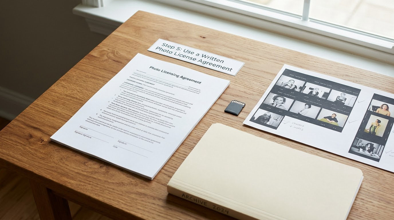 Step 5: Use a Written Photo License Agreement