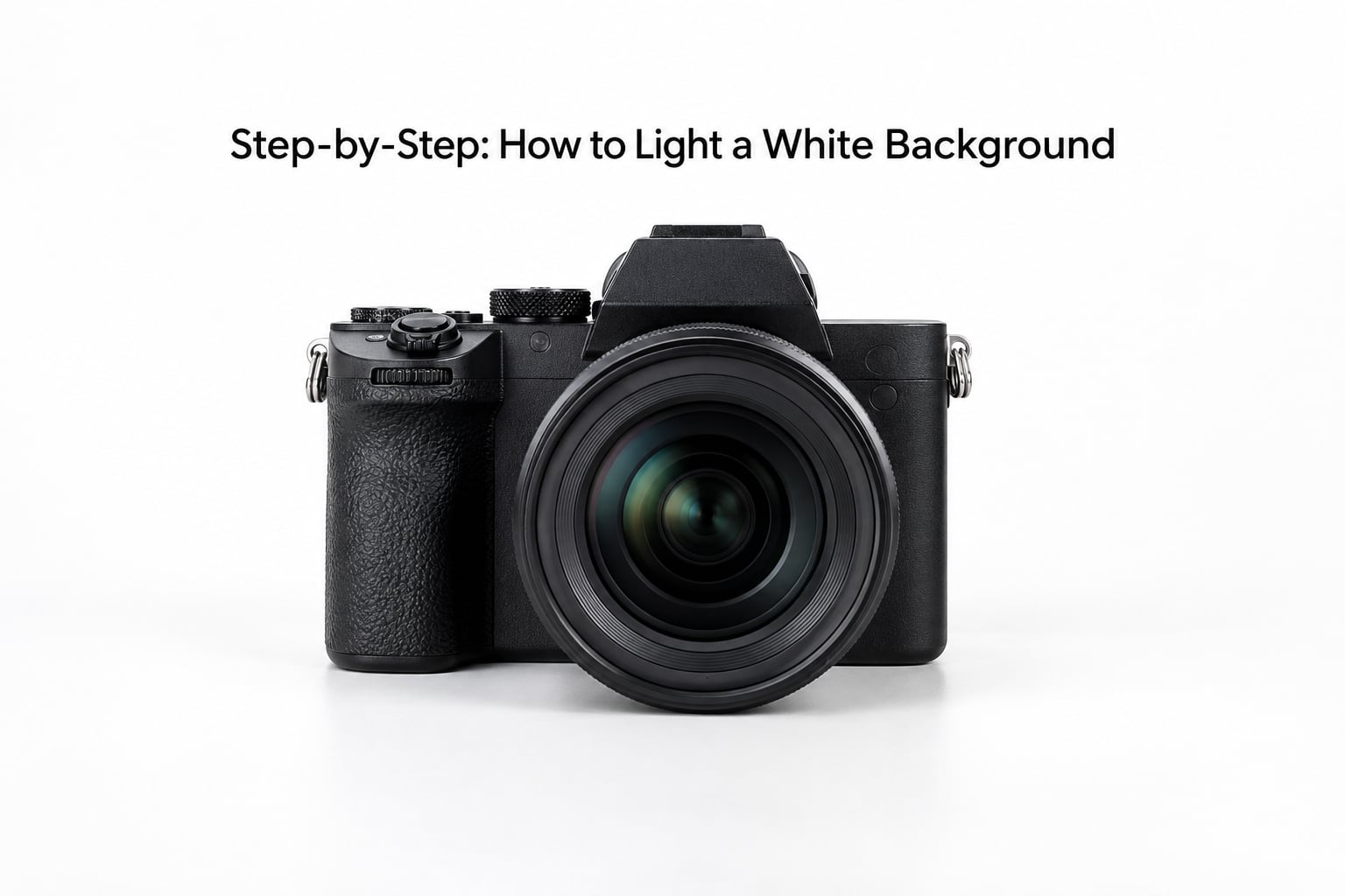 Step-by-Step: How to Light a White Background