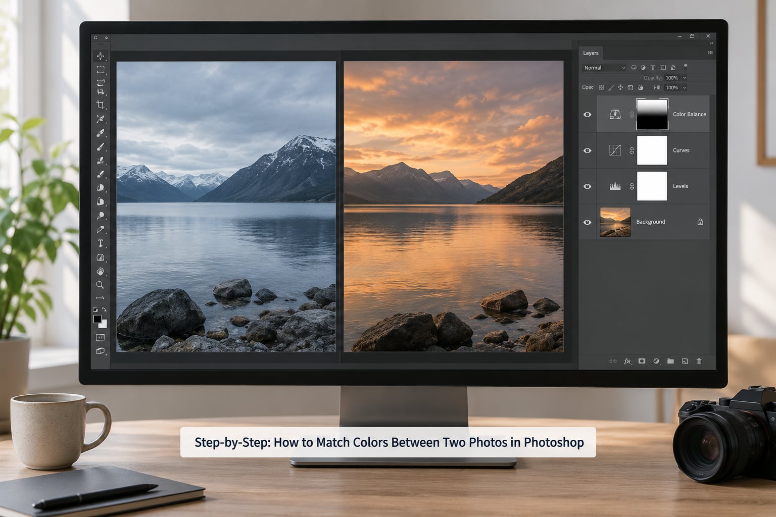 Step-by-Step: How to Match Colors Between Two Photos in Photoshop