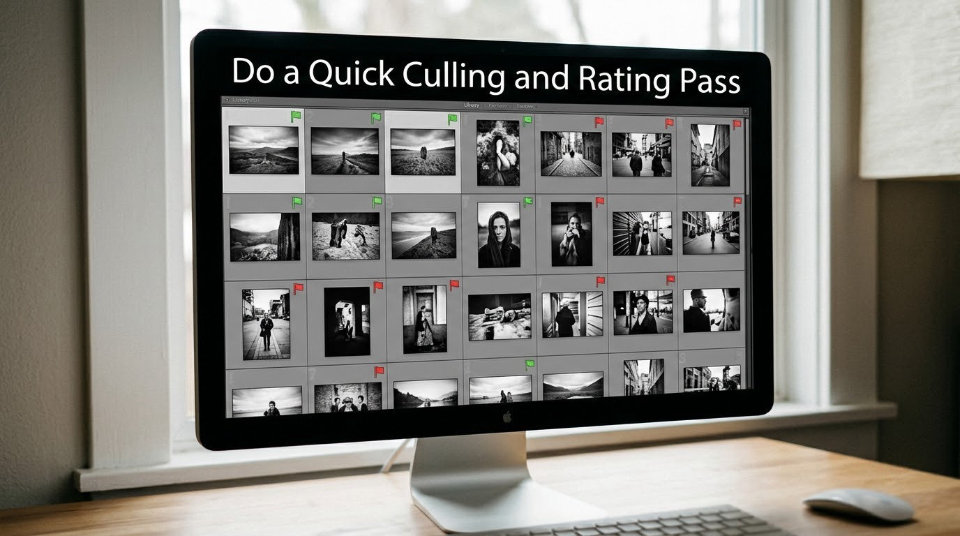 Do a Quick Culling and Rating Pass