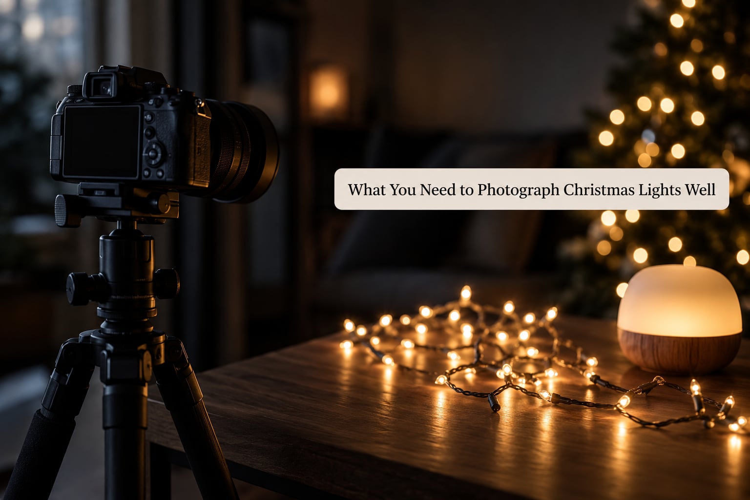 What You Need to Photograph Christmas Lights Well