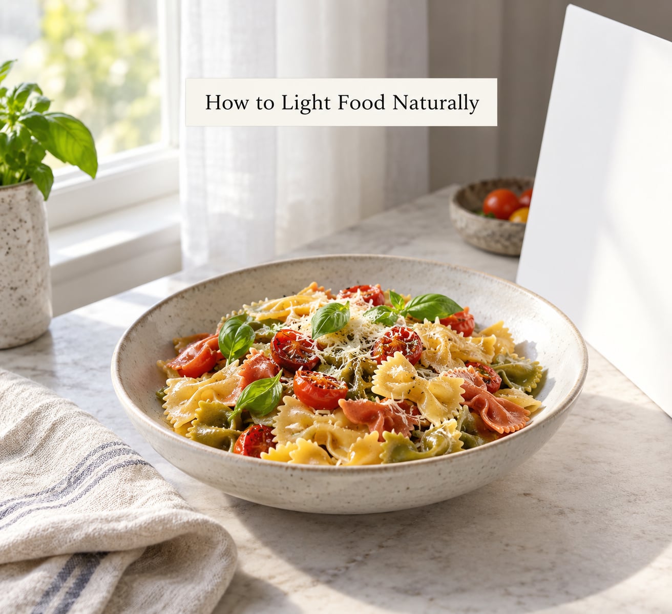 How to Light Food Naturally