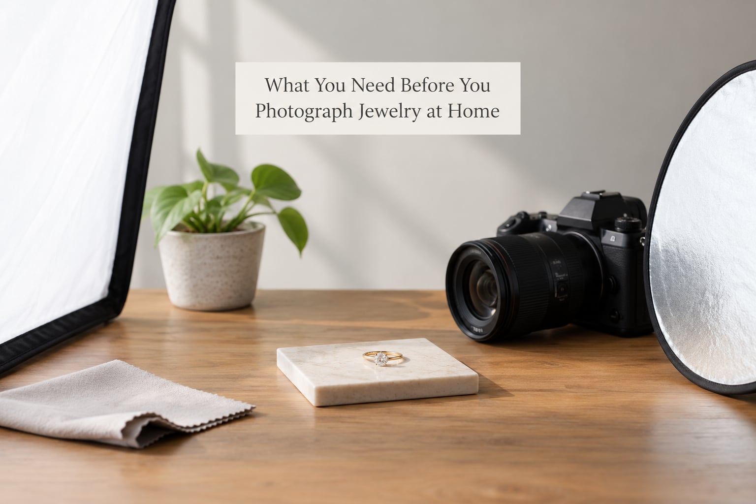 What You Need Before You Photograph Jewelry at Home