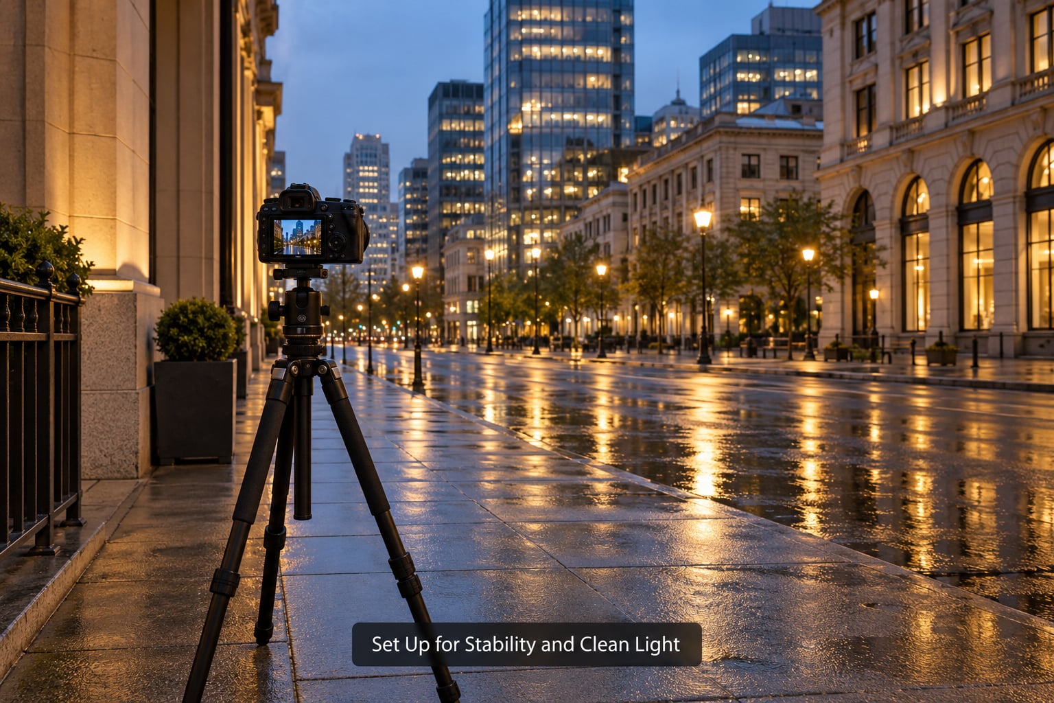 Set Up for Stability and Clean Light