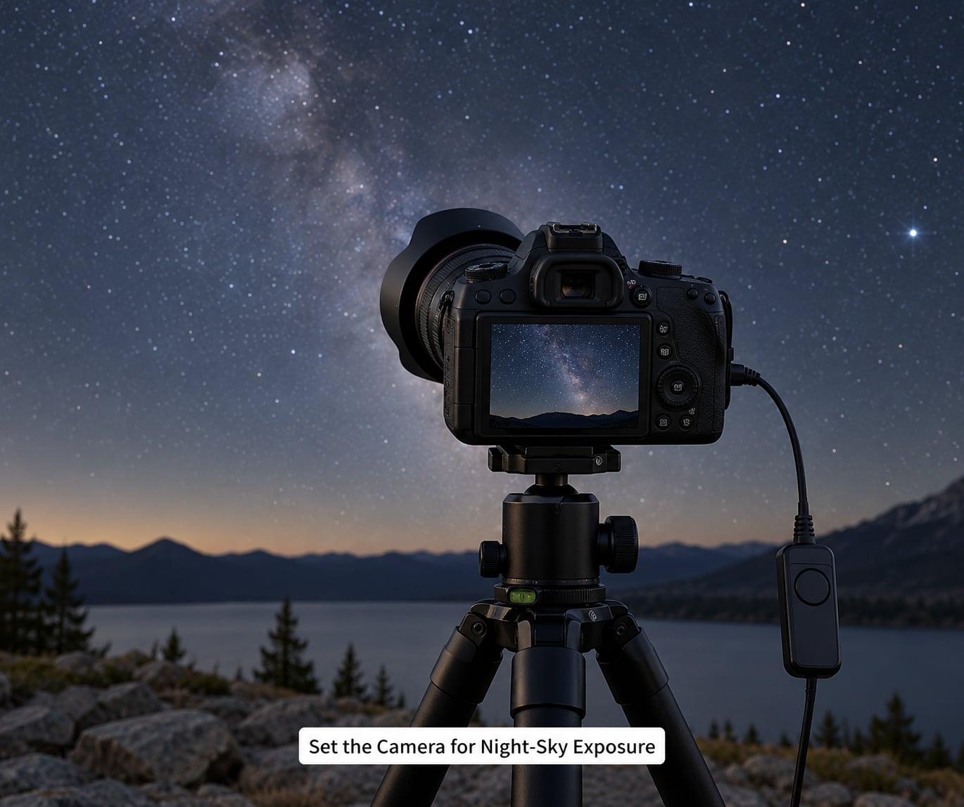 Set the Camera for Night-Sky Exposure