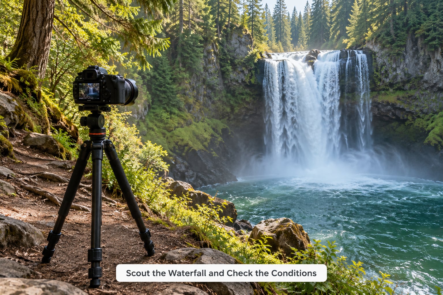 Scout the Waterfall and Check the Conditions