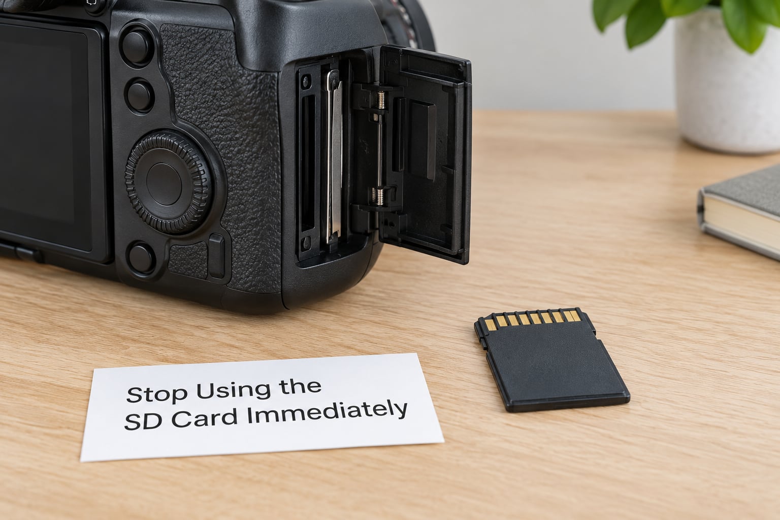 Stop Using the SD Card Immediately