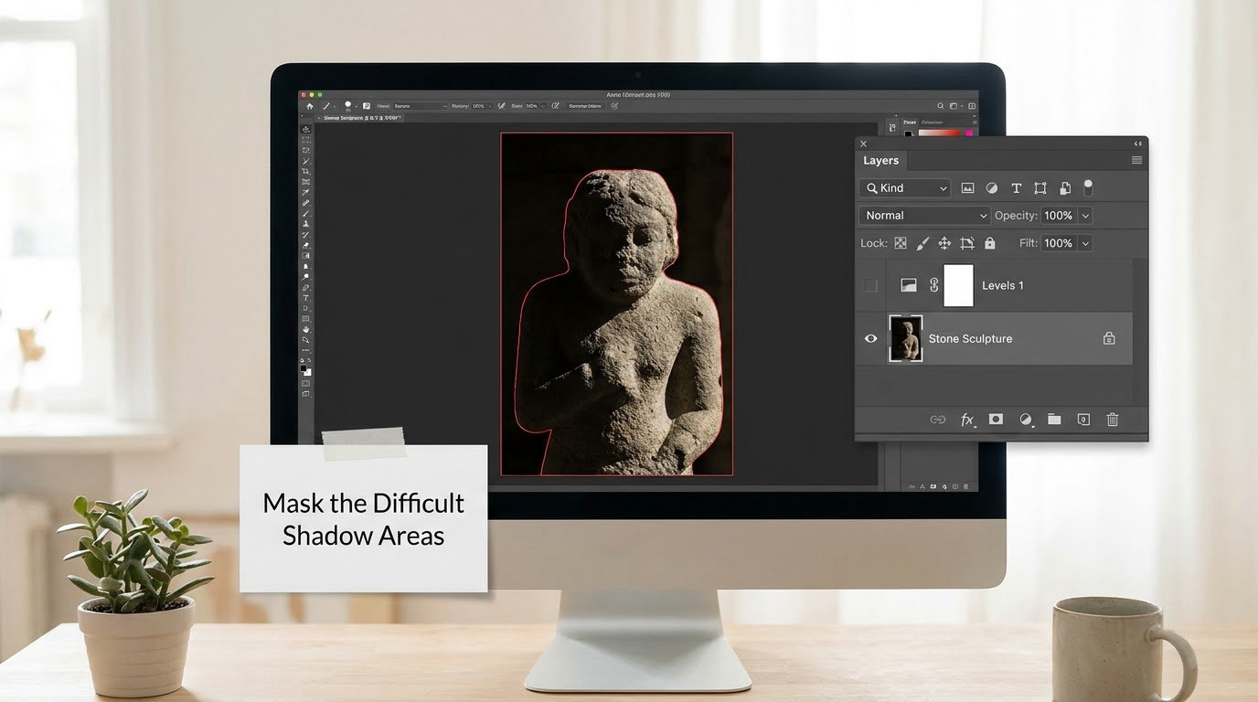 Mask the Difficult Shadow Areas