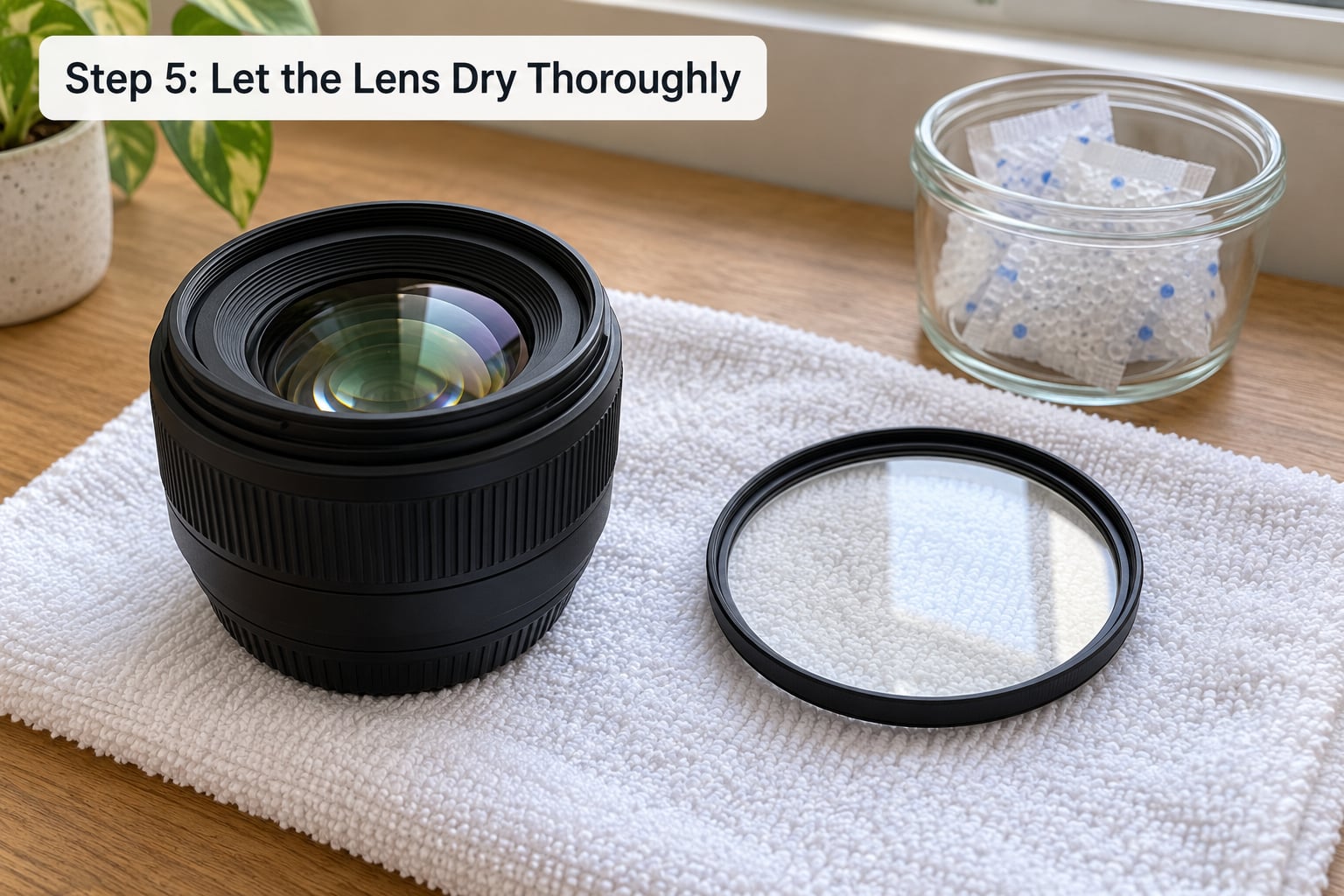 Step 5: Let the Lens Dry Thoroughly