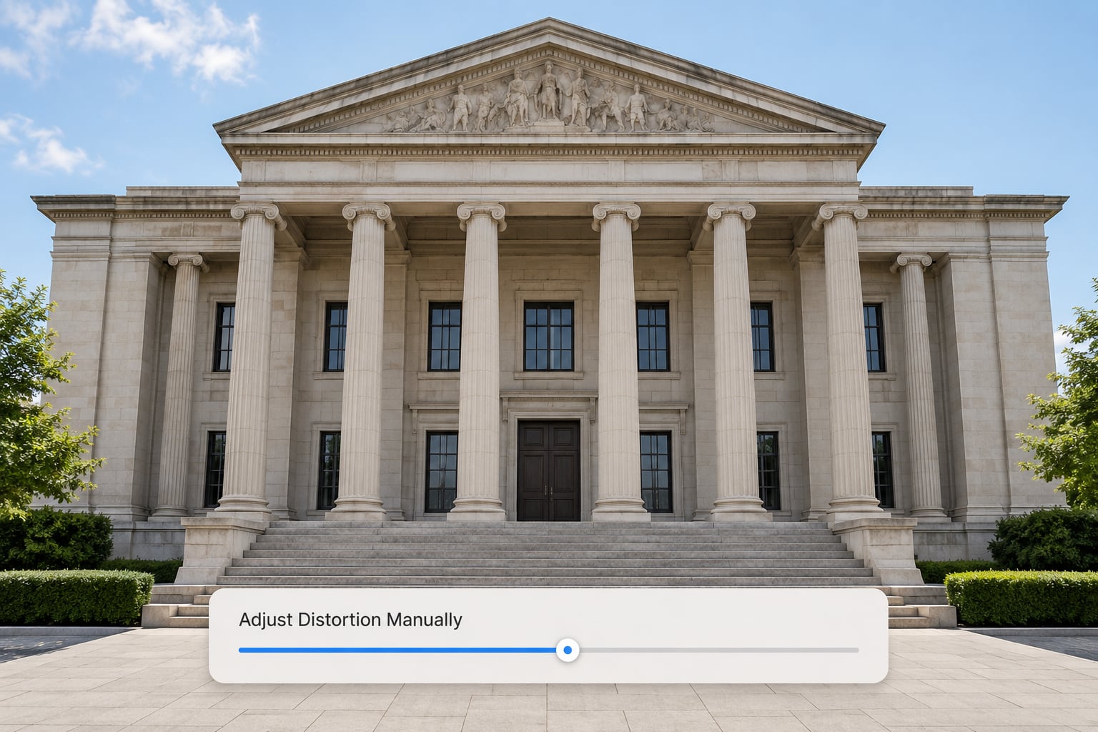 Adjust Distortion Manually