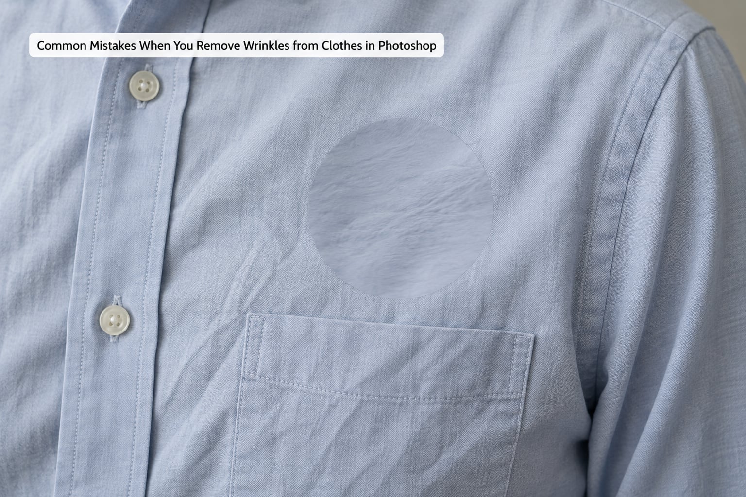 Common Mistakes When You Remove Wrinkles from Clothes in Photoshop