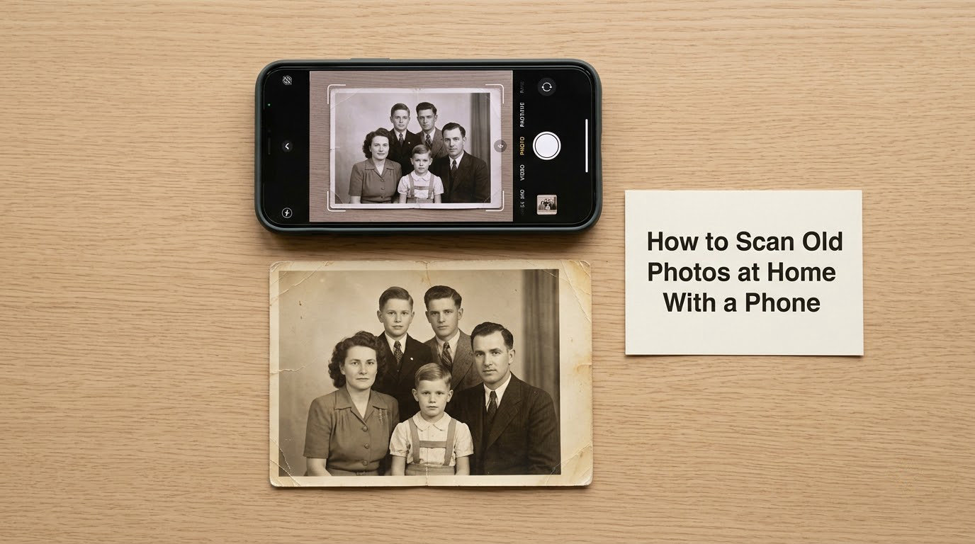 How to Scan Old Photos at Home With a Phone