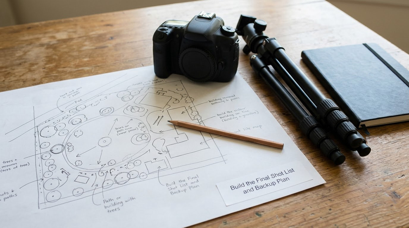 Build the Final Shot List and Backup Plan