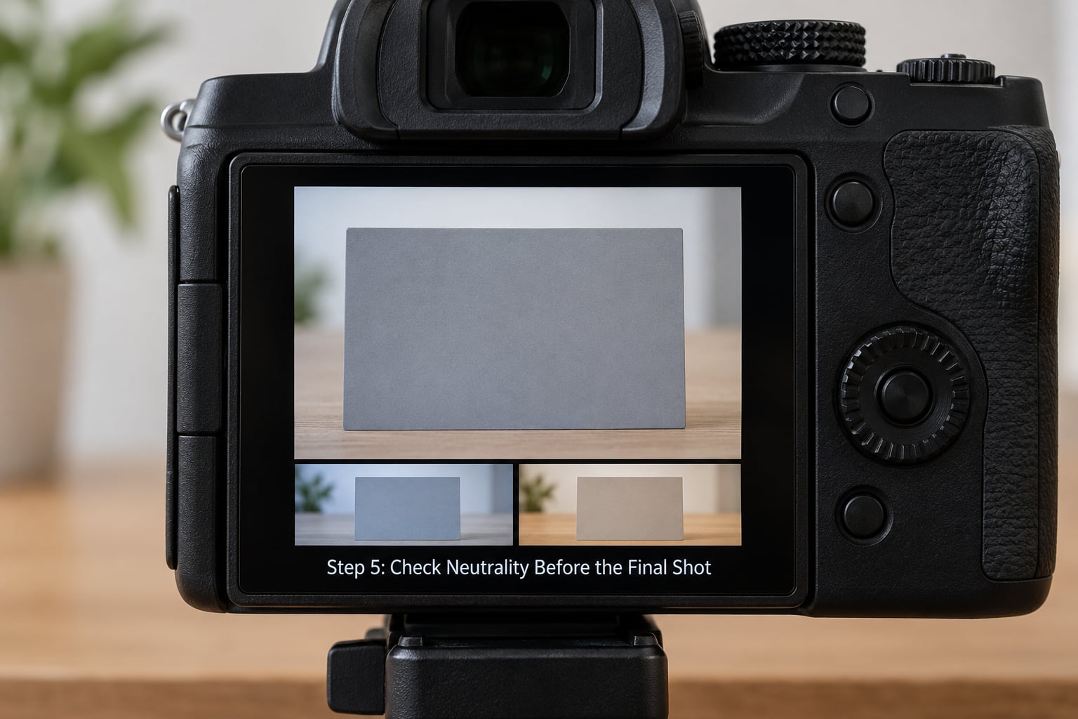 Step 5: Check Neutrality Before the Final Shot