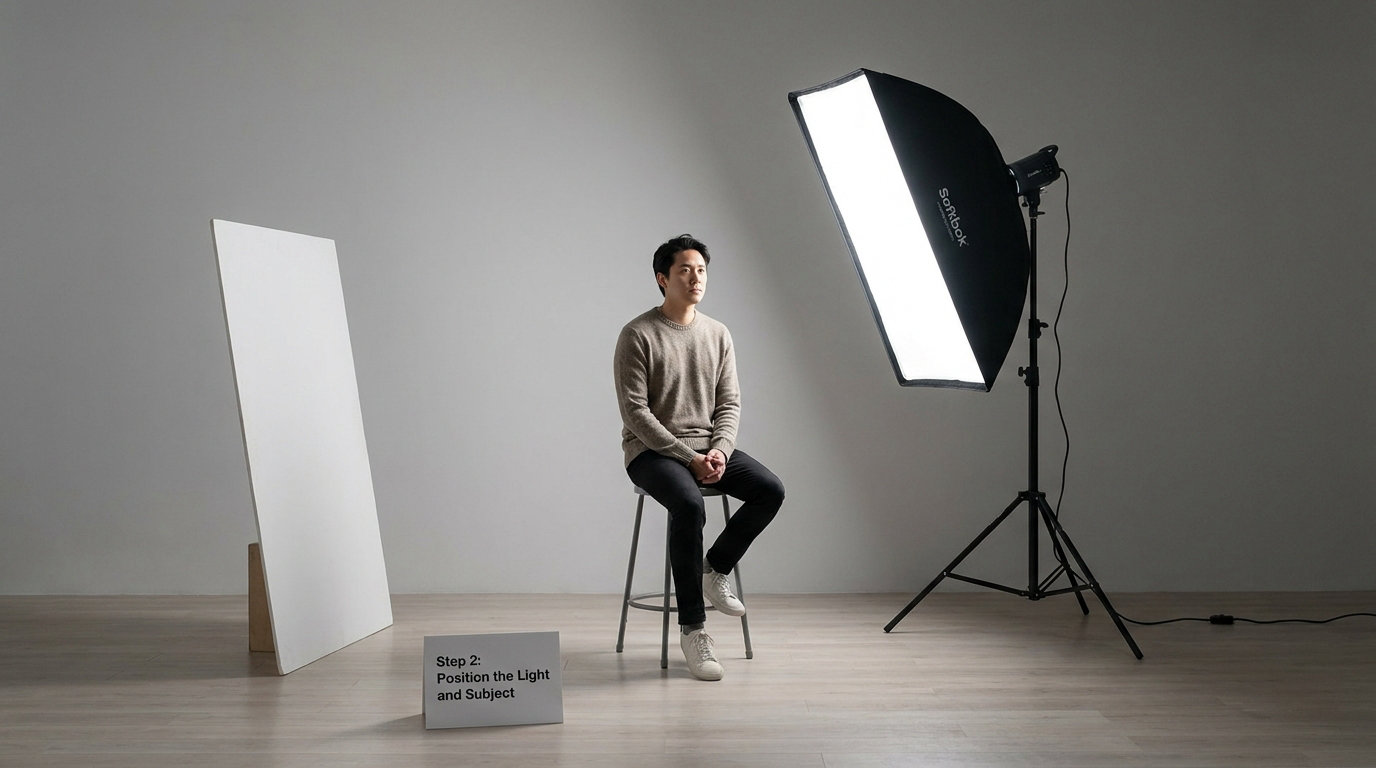 Step 2: Position the Light and Subject