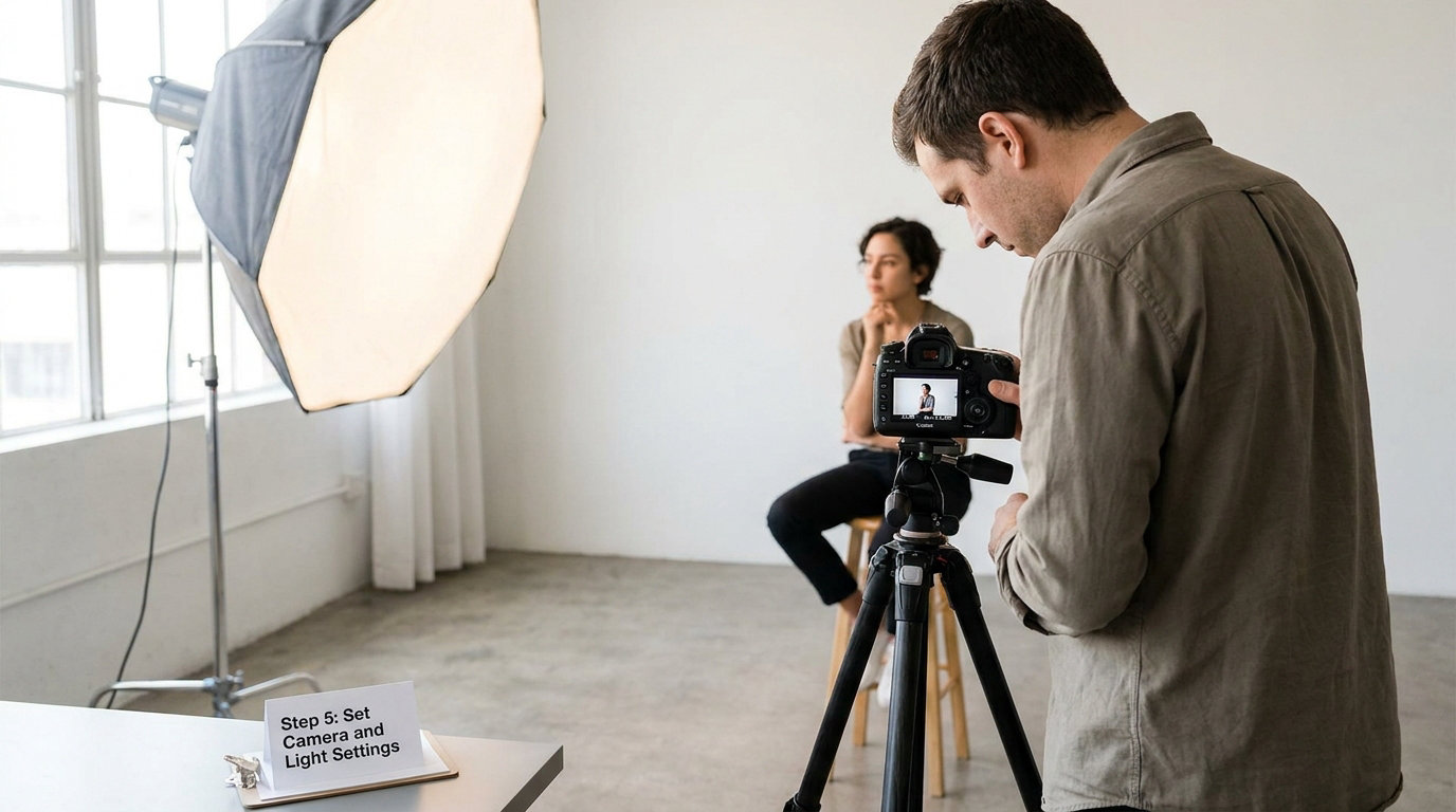Step 5: Set Camera and Light Settings