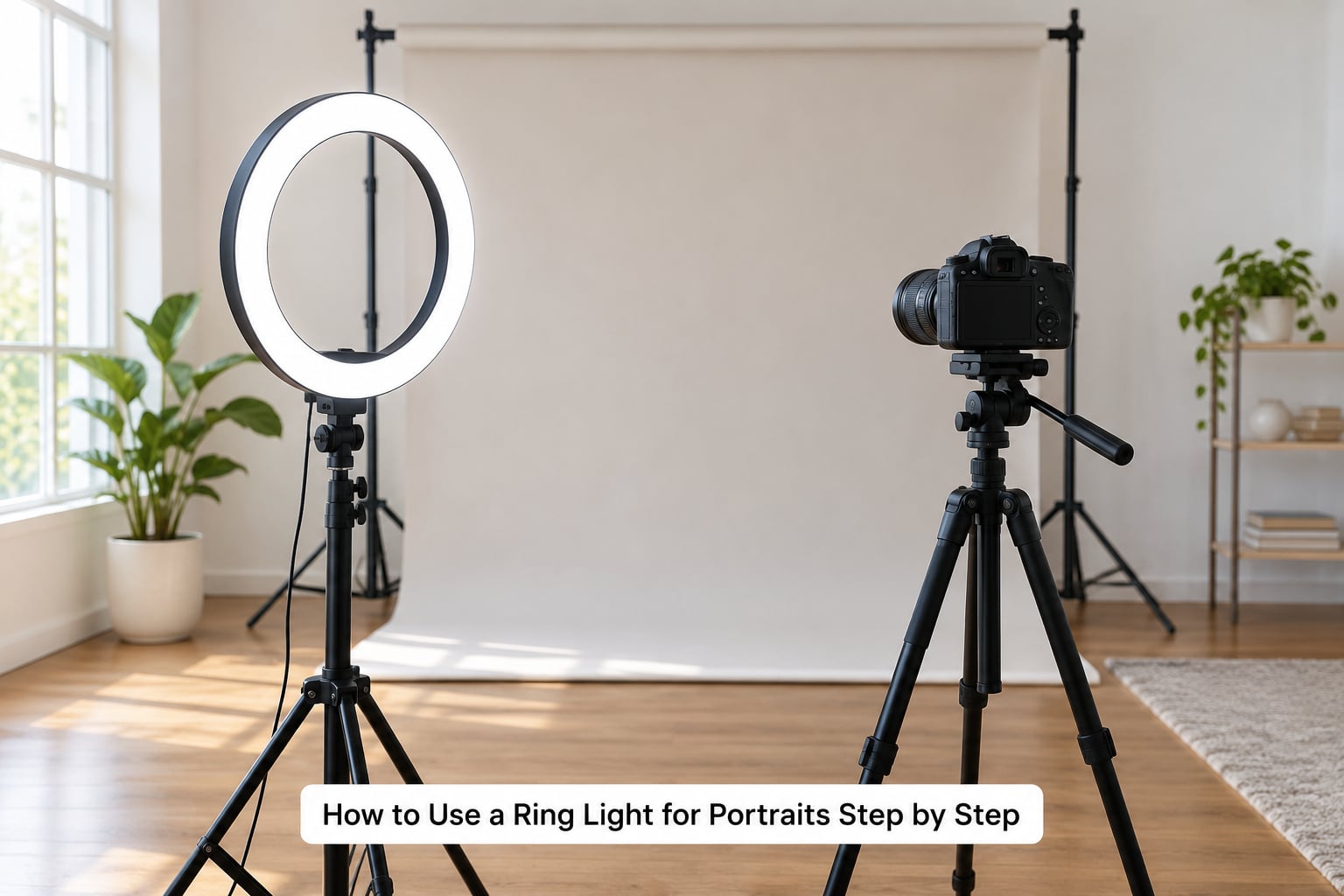 How to Use a Ring Light for Portraits Step by Step