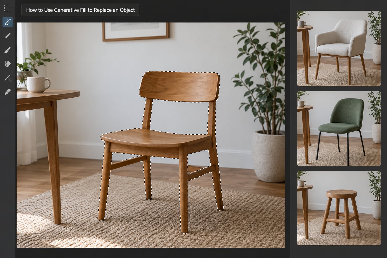 How to Use Generative Fill to Replace an Object