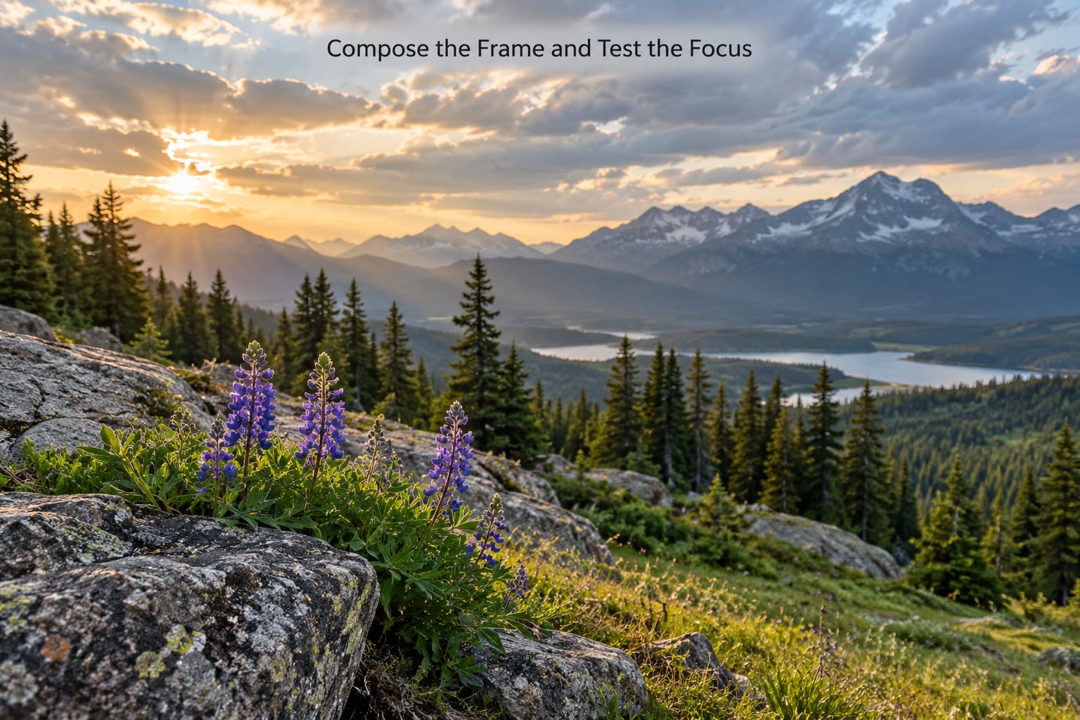 Compose the Frame and Test the Focus