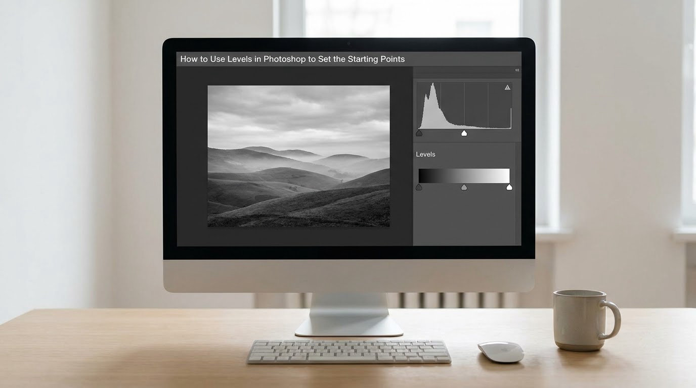 How to Use Levels in Photoshop to Set the Starting Points