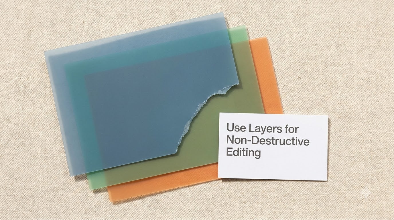Use Layers for Non-Destructive Editing