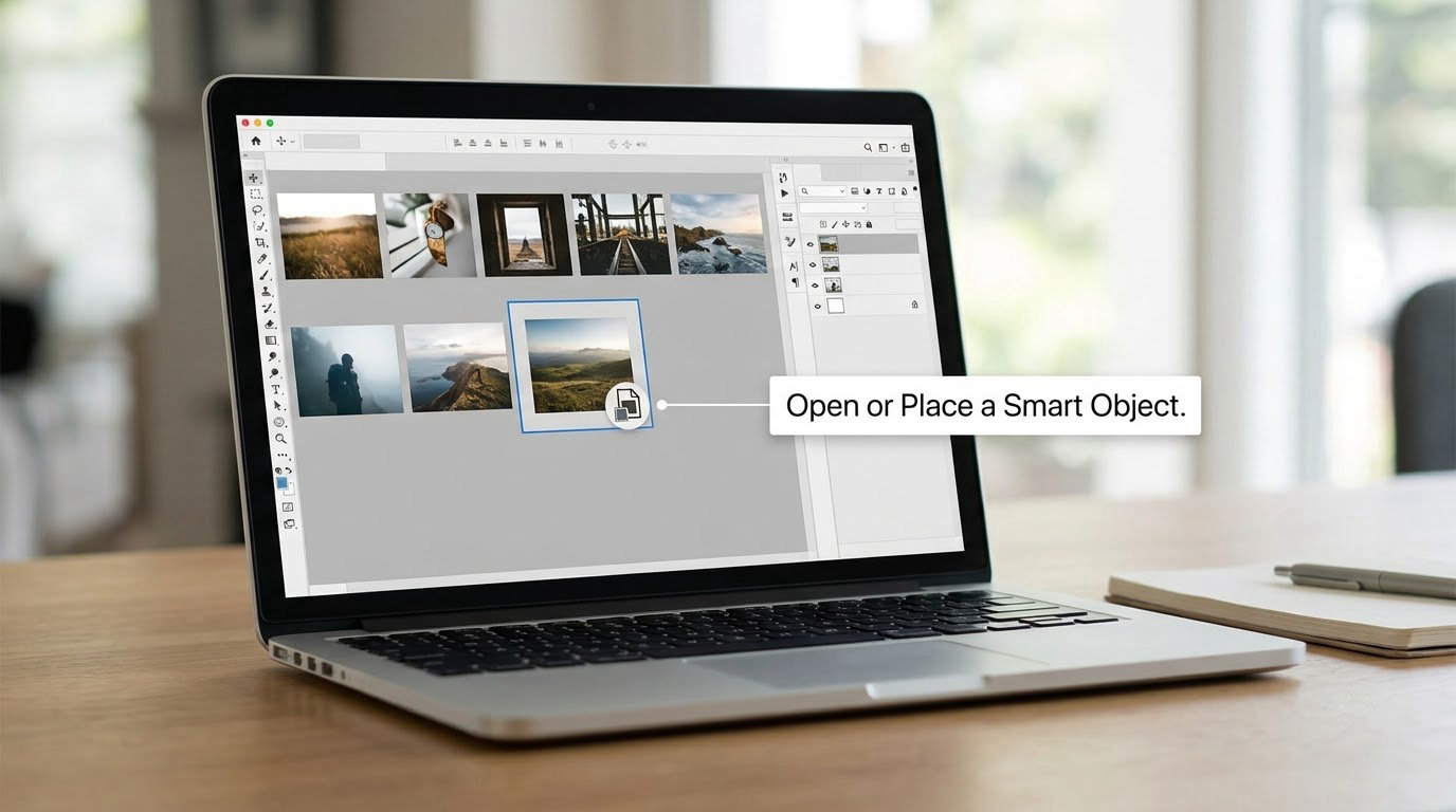 Open or Place a Smart Object