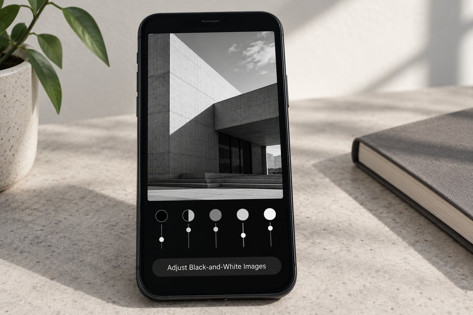 Adjust Black-and-White Images