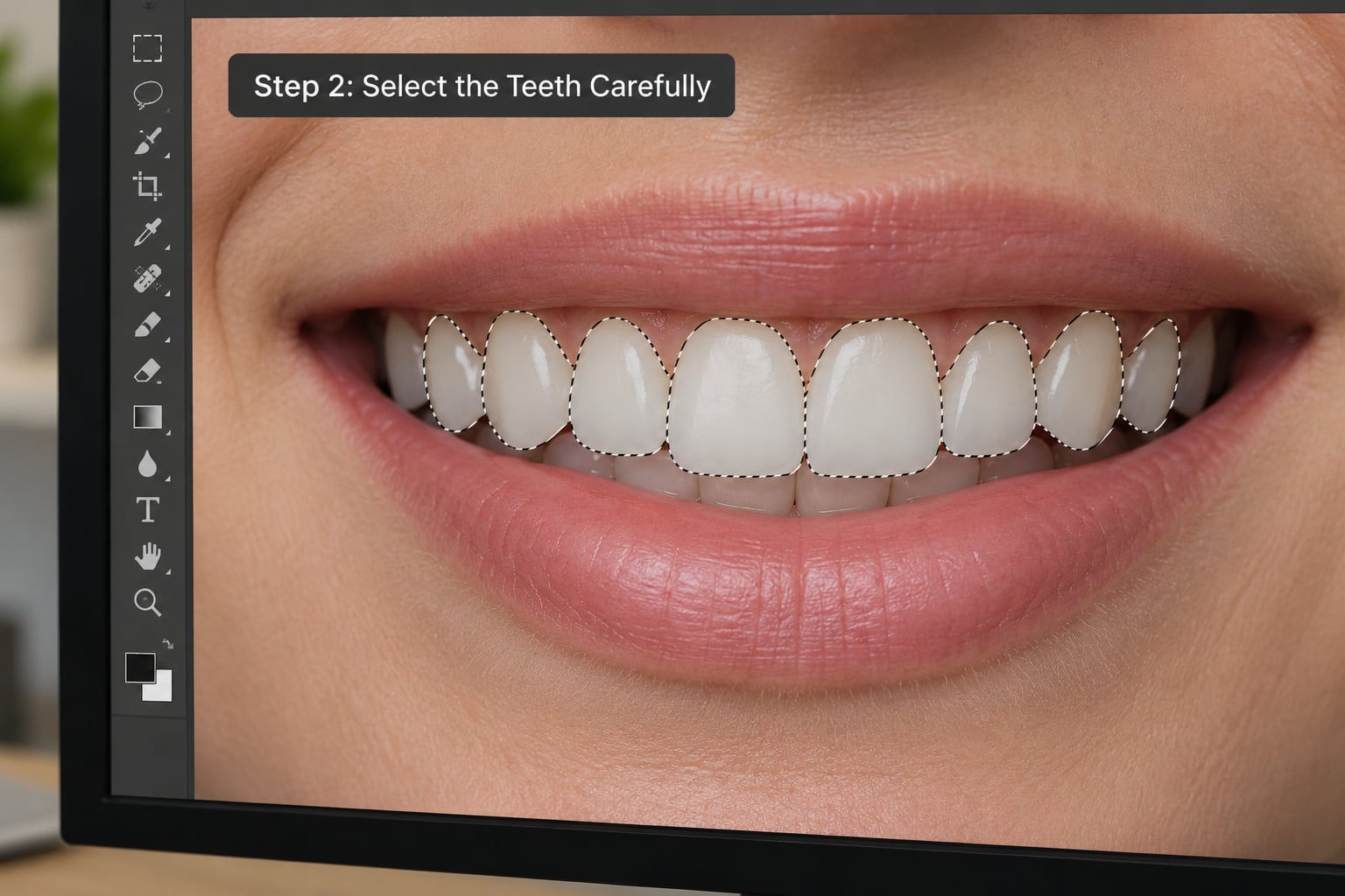 Step 2: Select the Teeth Carefully