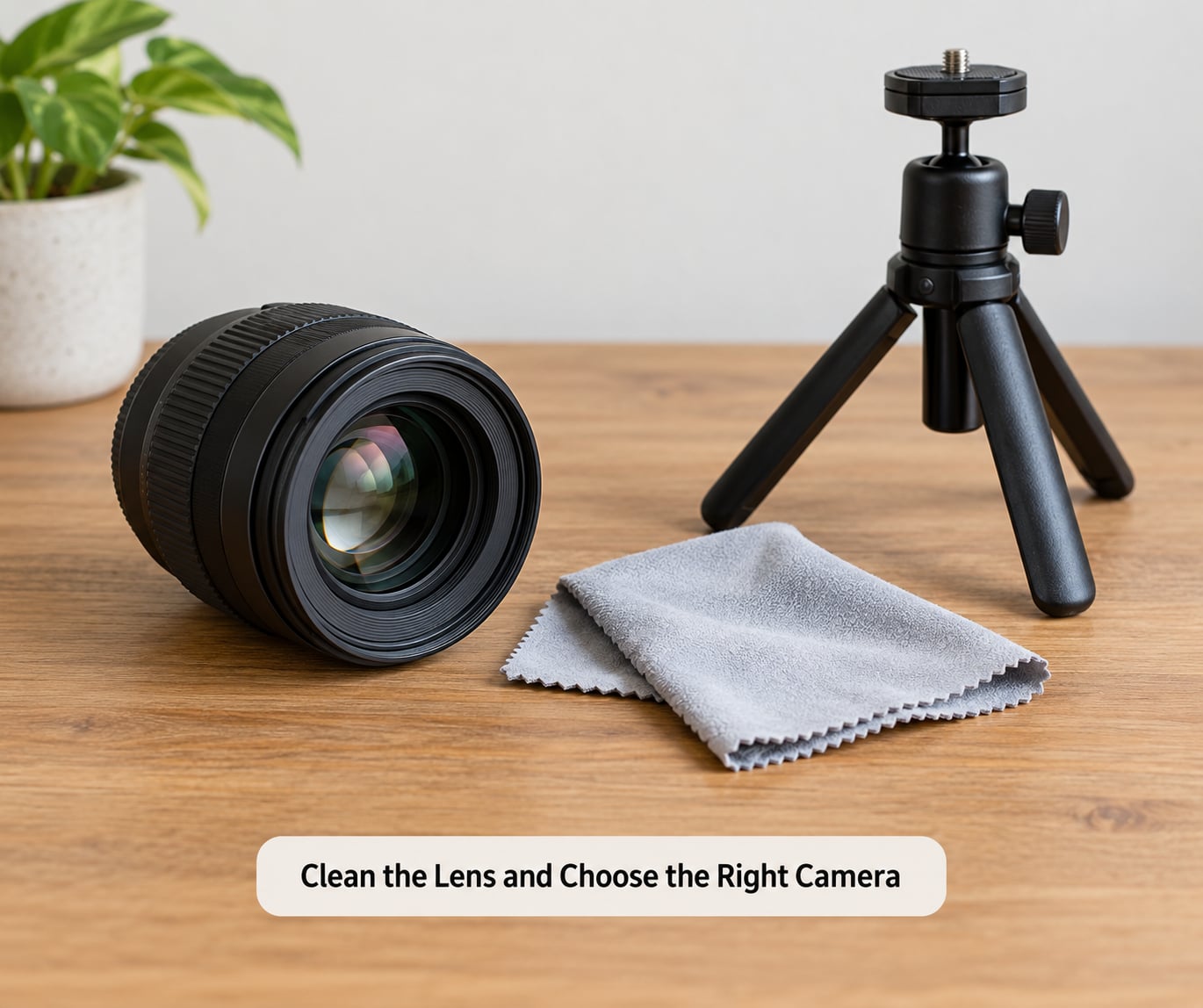 Clean the Lens and Choose the Right Camera