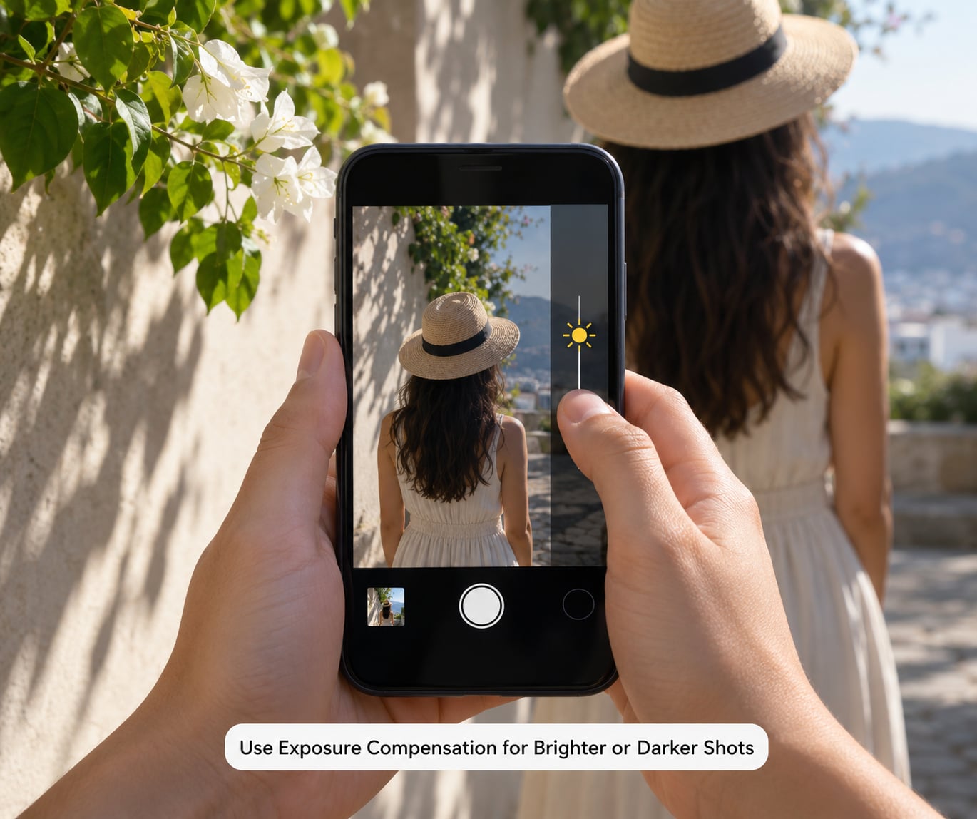 Use Exposure Compensation for Brighter or Darker Shots