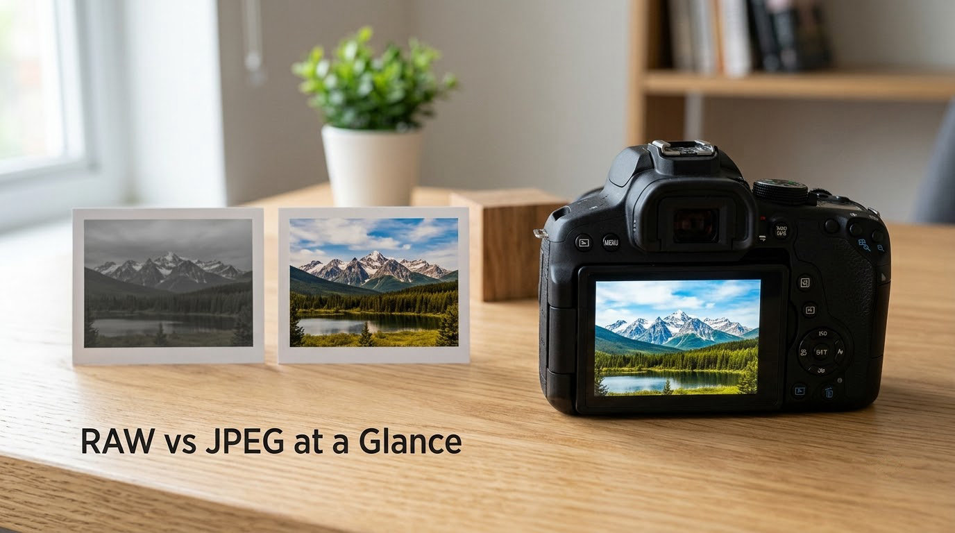 RAW vs JPEG at a Glance